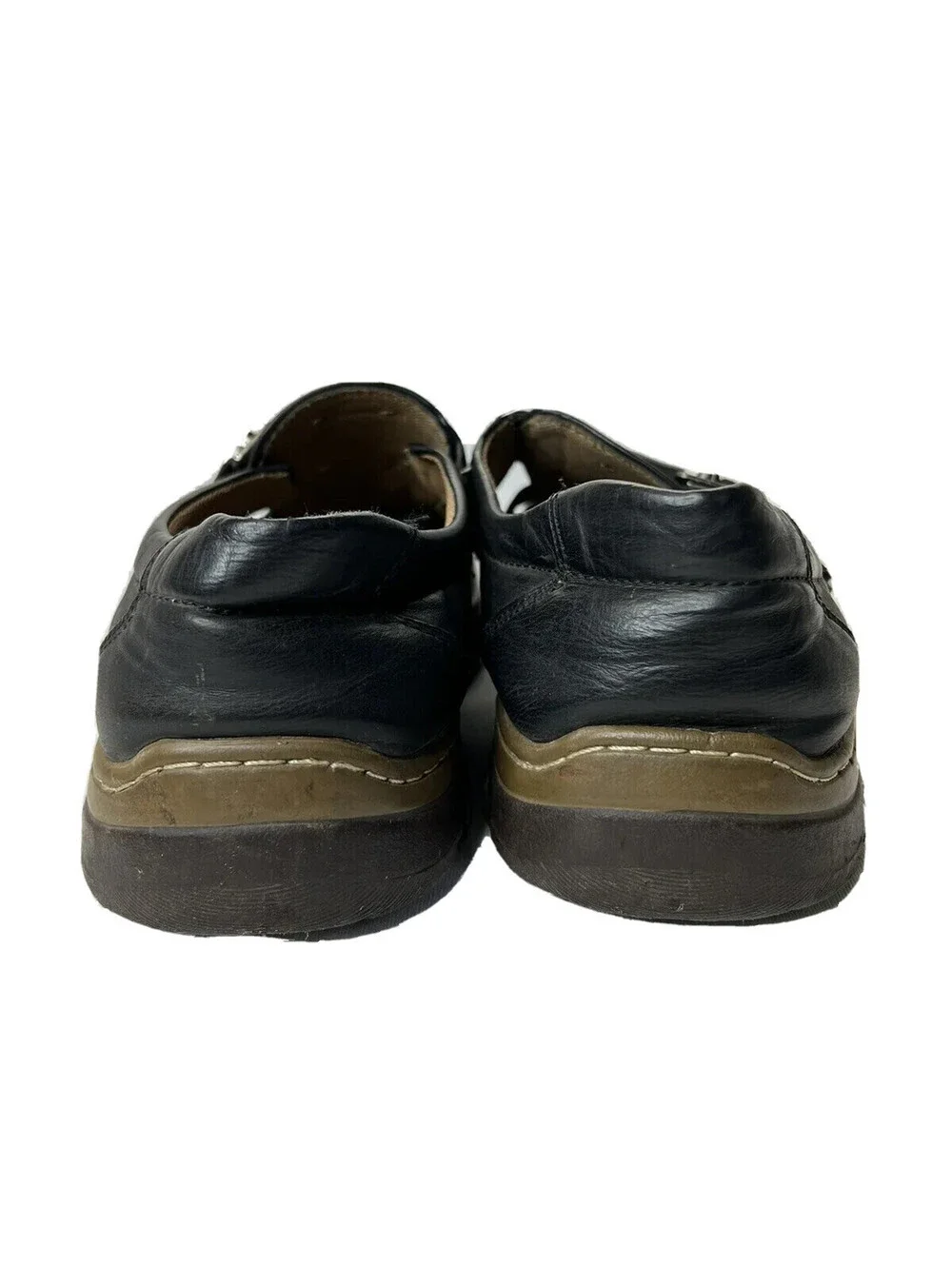 Solo Men Fisherman Sandals Black Leather - Size 9.5 Good Condition!